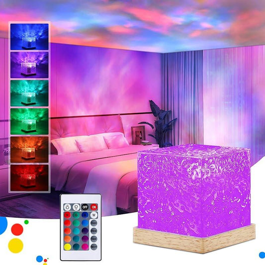 Galaxy Projector Light, Star Projector Night Light with 16 Colors, 30 Lighting Modes Ocean Wave Galaxy Light Projector for Kids, Ceiling Projector for Bedroom/Party/Game Rooms